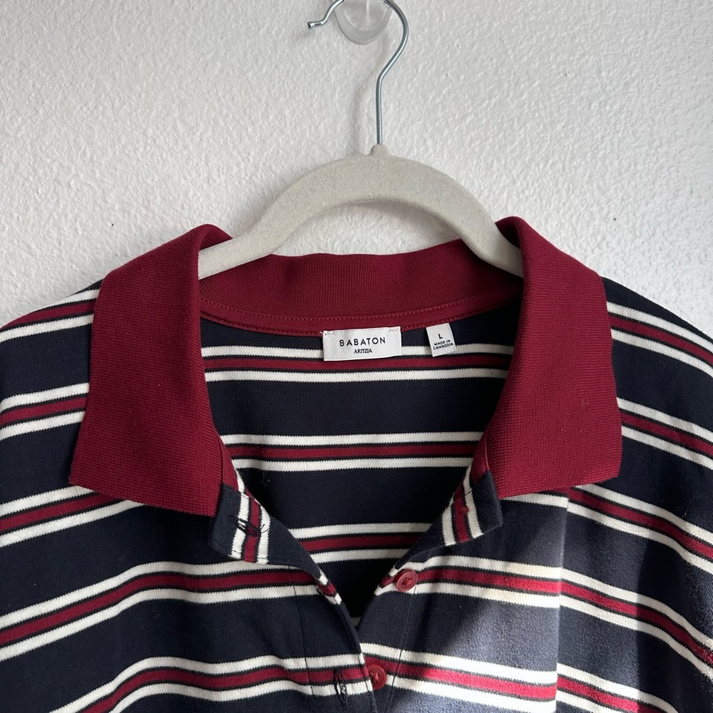 Aritzia Babaton Interlock Eton Cotton Longsleeve - Picture 4 of 12
